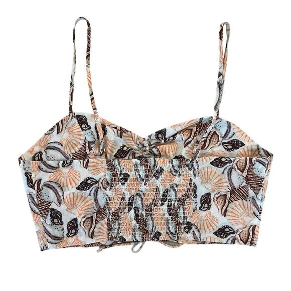 Urban Outfitters Seashell Cutout Crop Top Bralette - Picture 2 of 2